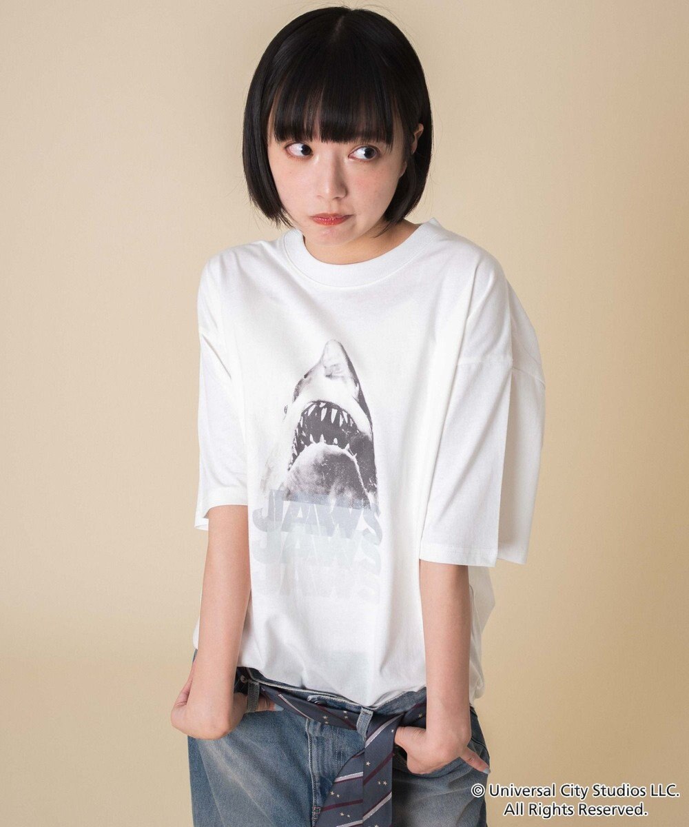 WEGO 【新柄追加/JAWS/ユニセックス着用ITEM/SMLサイズ展開】JAWSグラフィックT（S） 