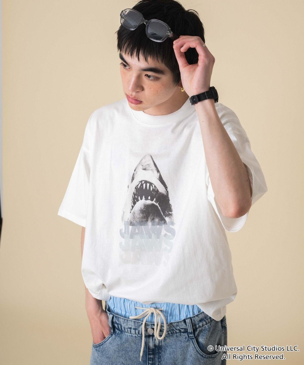 WEGO 【新柄追加/JAWS/ユニセックス着用ITEM/SMLサイズ展開】JAWSグラフィックT（S） 