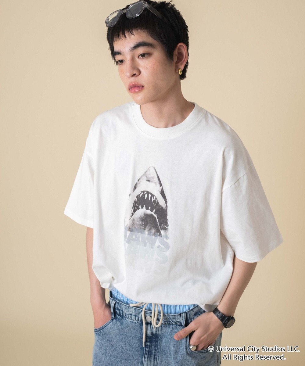 WEGO 【新柄追加/JAWS/ユニセックス着用ITEM/SMLサイズ展開】JAWSグラフィックT（S） 