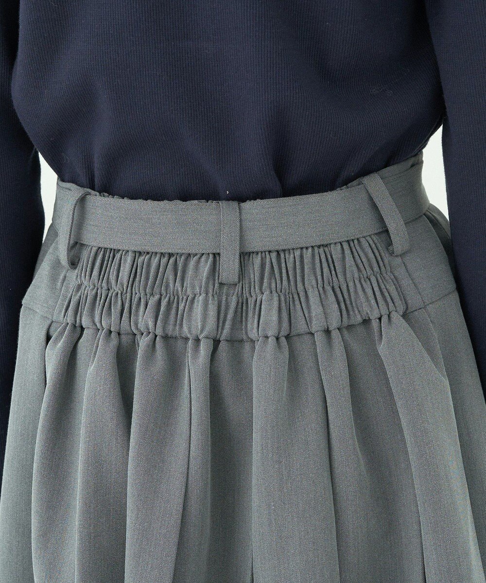 earth music&ecology ベルト付きプリーツミニスカート 