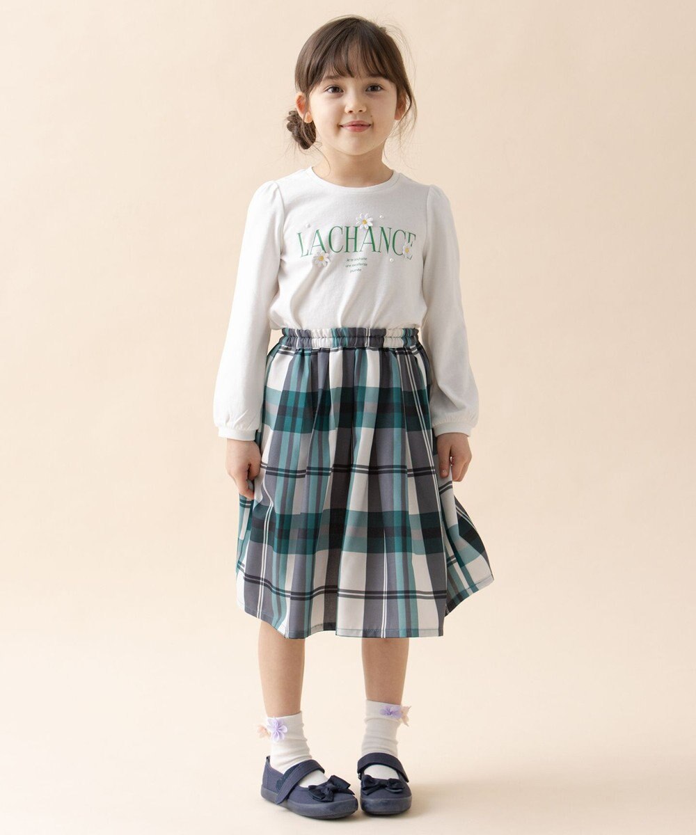 ANY KIDS ロゴ入り 長袖 Ｔシャツ 