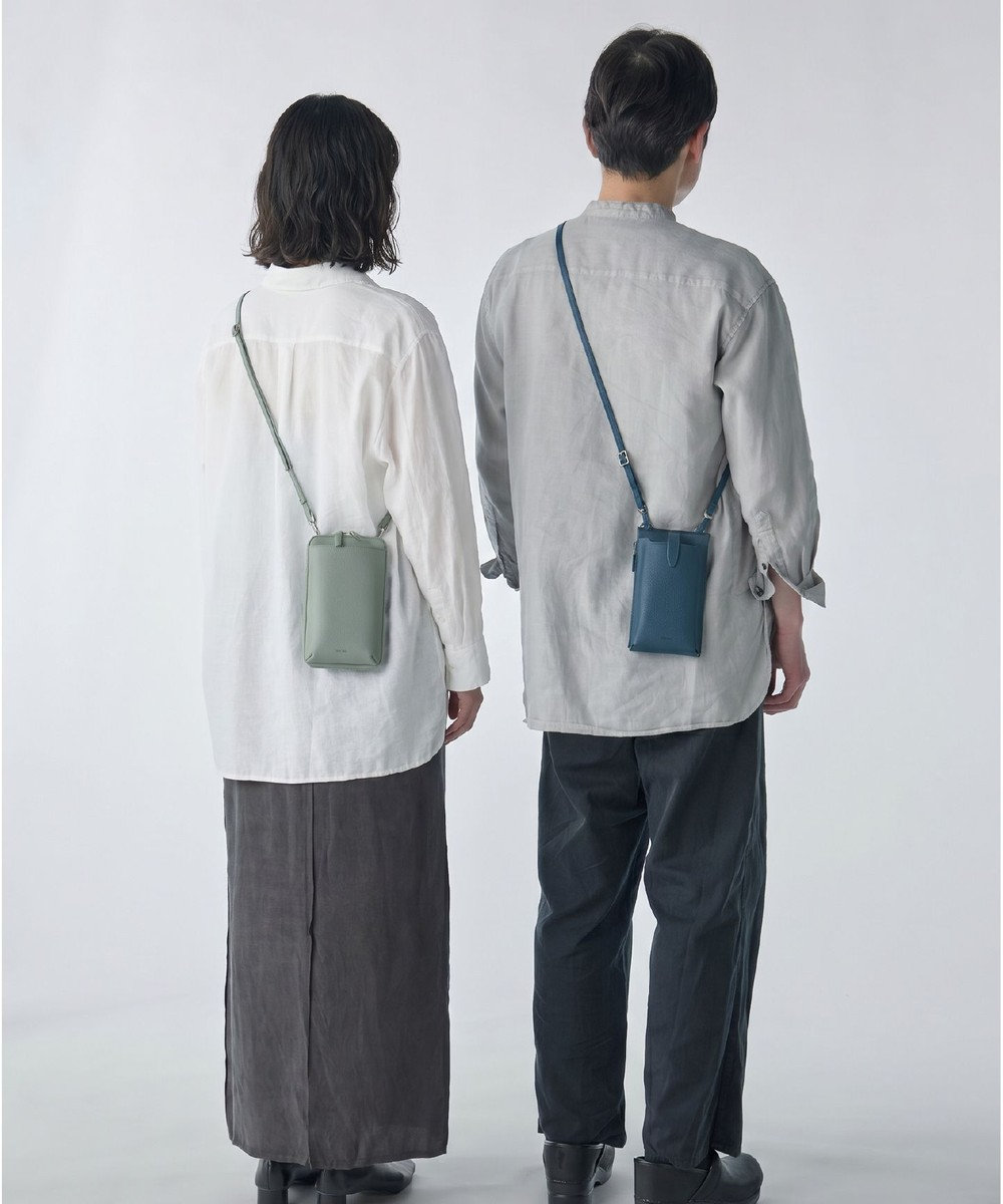 Atelier nuu côté スマホショルダー ファスナー 