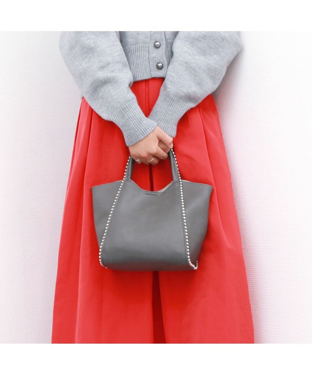 UNBILLION 【テレビ ドラマ着用アイテム】カシュカシュ cachecache / ボールチェーン2wayミニトートバッグ 