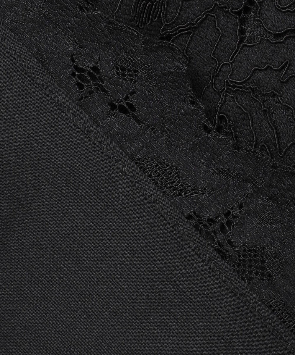 自由区 【SHIHOさん着用】レースブロッキング ブラウス 