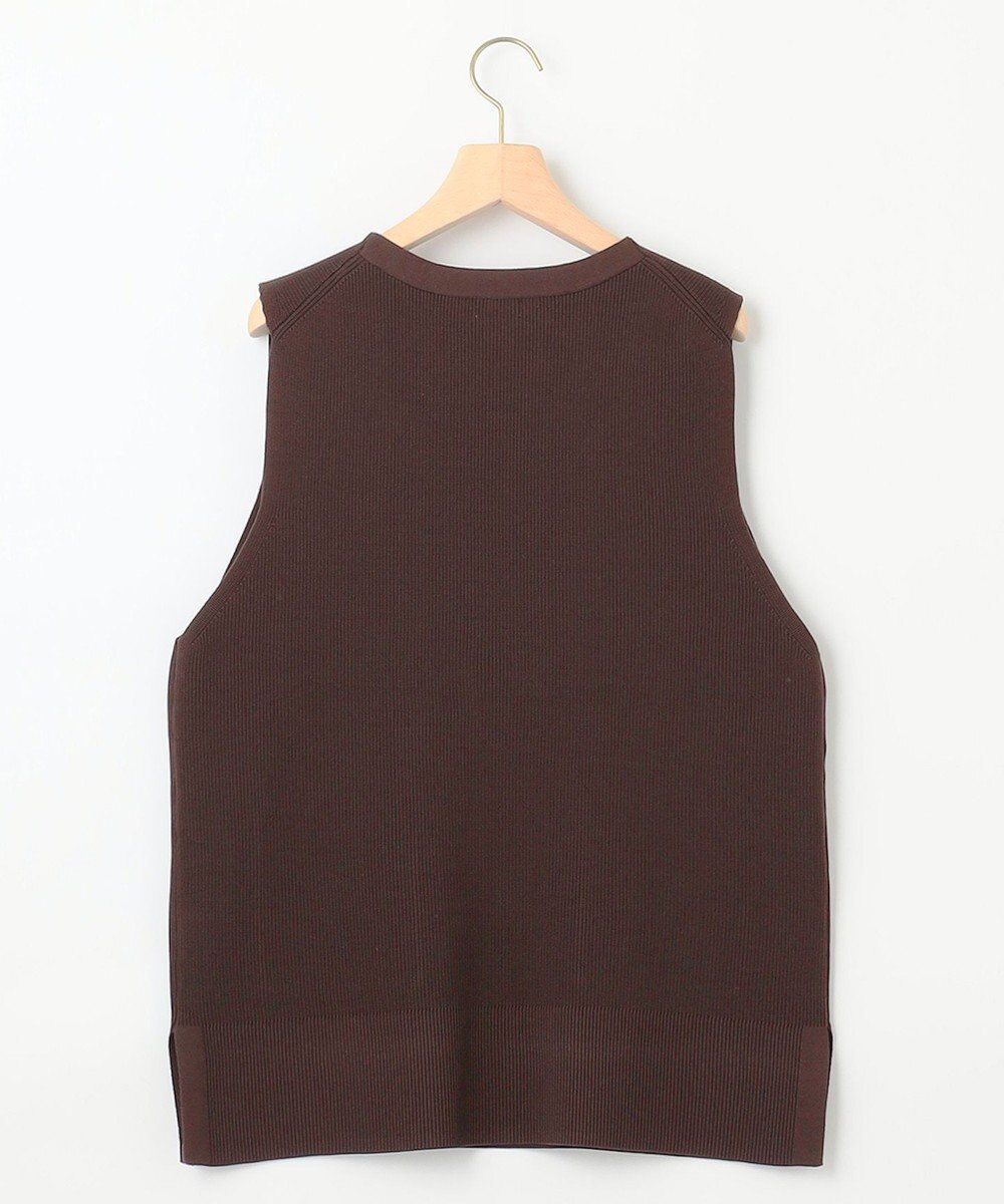 組曲 【洗える・軽量】パールディテールニット ベスト 