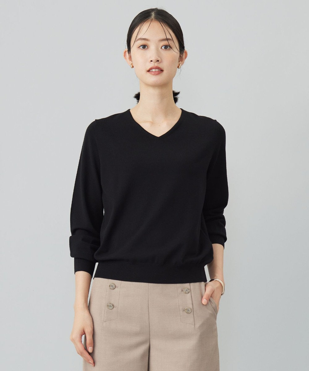 J.PRESS LADIES 【ご好評につき新色追加！・WEB限定カラーあり・洗える】PRINCE Vネック ニット 