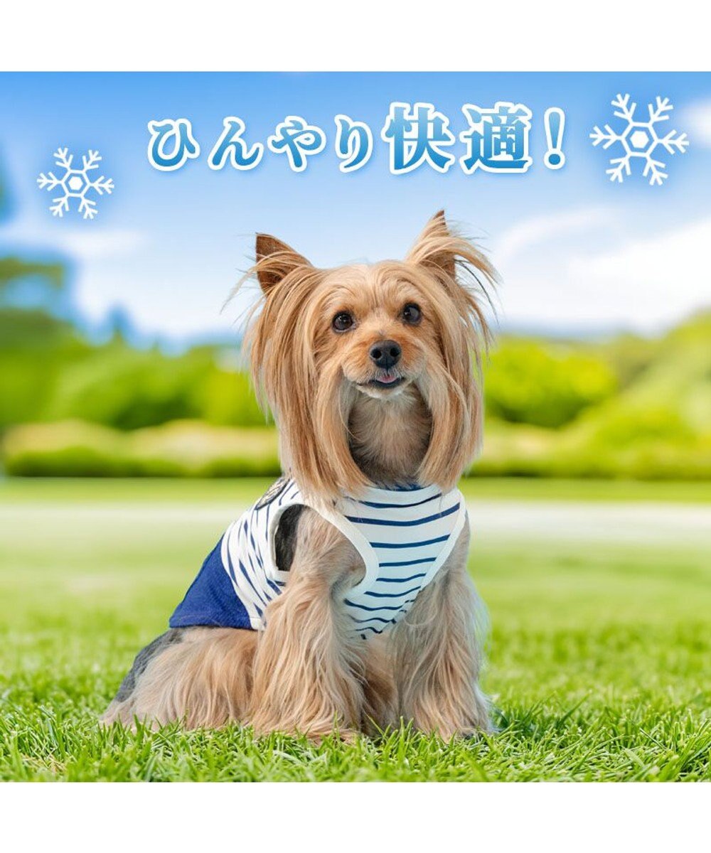 PET PARADISE ペットパラダイス 接触冷感 マリン風 タンクトップ 小型犬 
