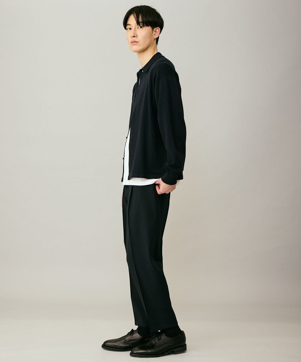 UNFILO MENS 【男女兼用】ソフトサーモ アンチピリングニット シャツ 