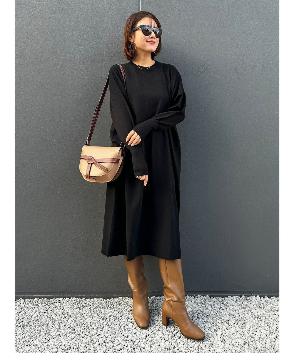 Green Parks オーバーサイズニットワンピース 