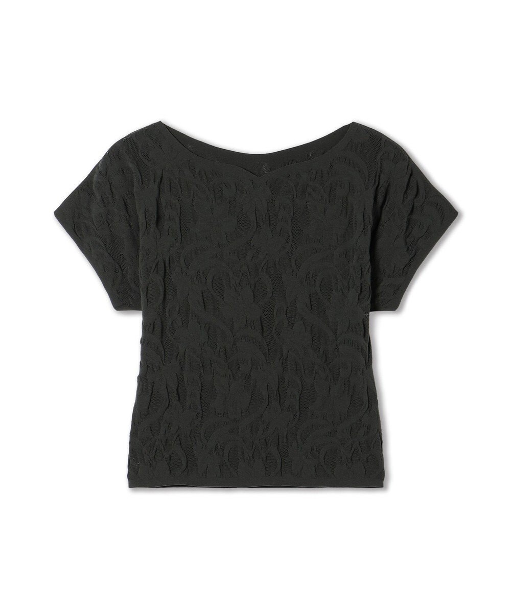 Chacott 【ノーソーイングニット】バレリーナネックコンパクトTシャツ 