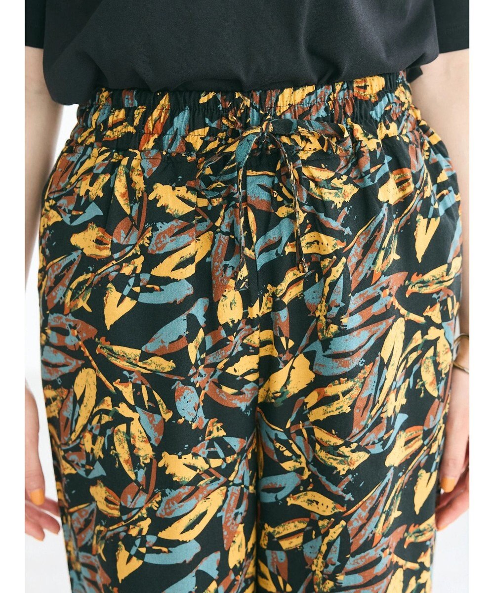 CRAFT STANDARD BOUTIQUE レーヨン柄プリントワイドパンツ 