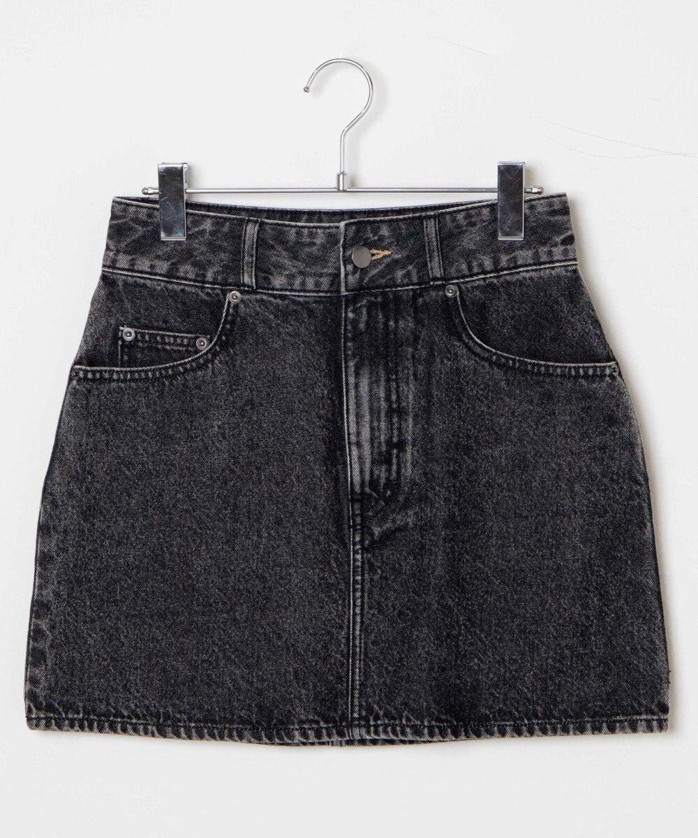 WEGO デニム台形ミニスカート 