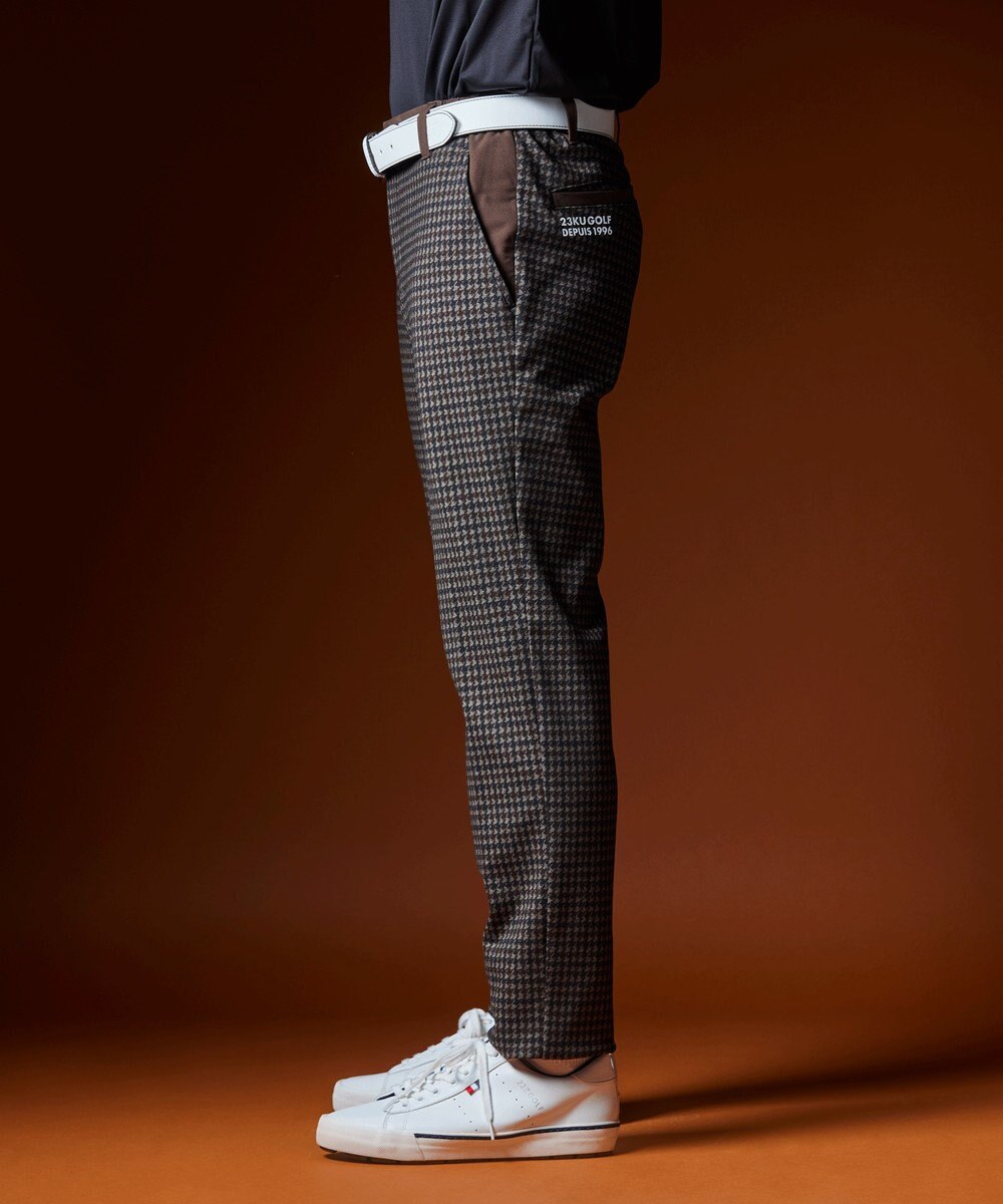 23区GOLF 【MEN】ガンクラブチェックプリントパンツ 