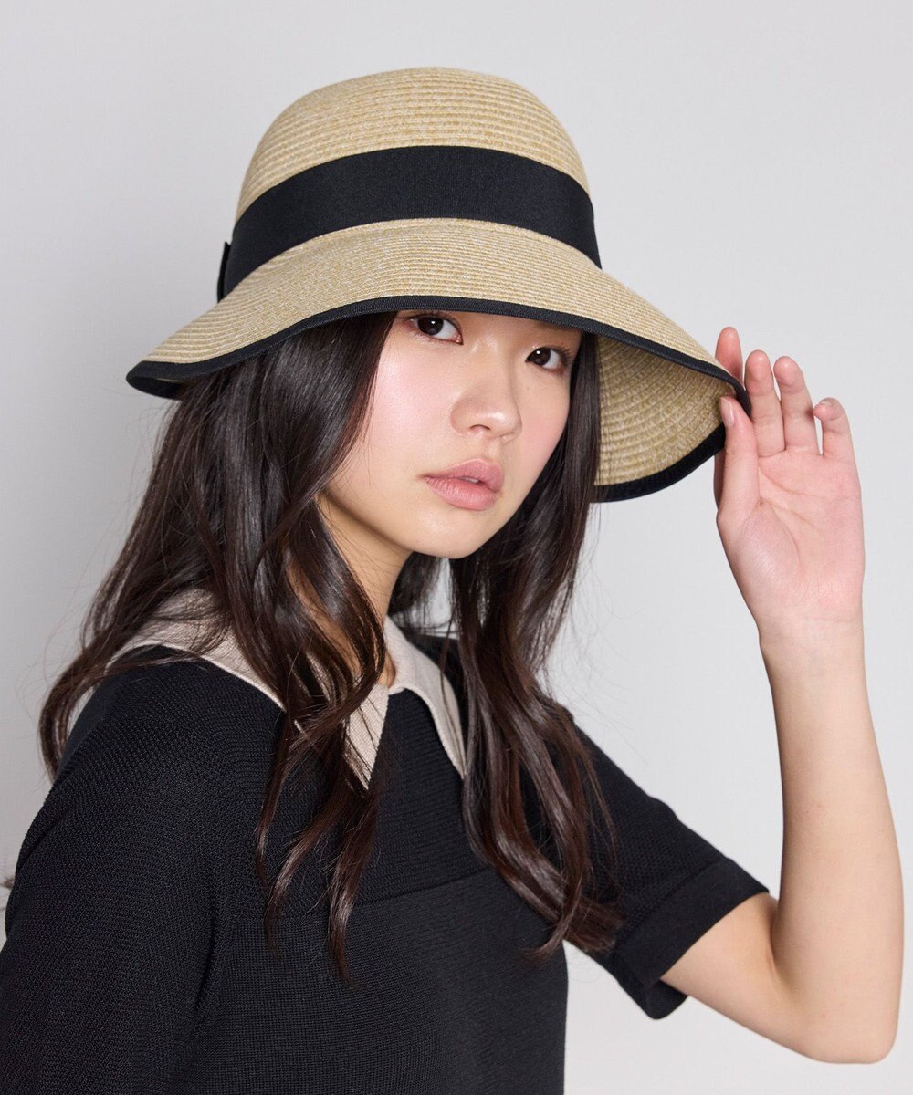TOCCA 【サイズ調整可】HALF BRIM RIBBON HAT ブレードハット 