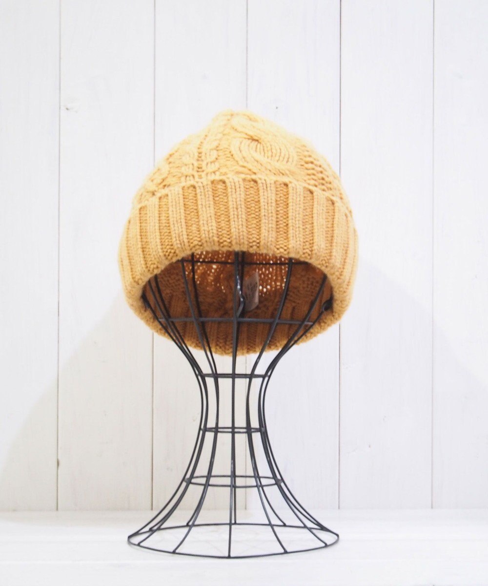 石田製帽 〈新色追加！〉カシミヤニット アラン編みワッチN ニット帽 