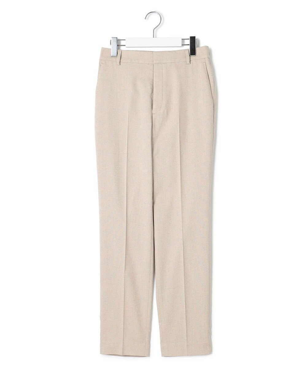 23区 L 【セットアップ対応/防シワ性/洗える】アイアスマットストレッチ テーパード パンツ 