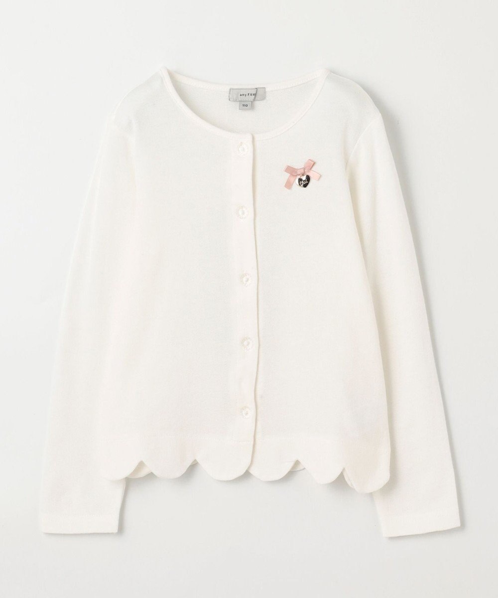 ANY KIDS 接触冷感 UVケア カーディガン 