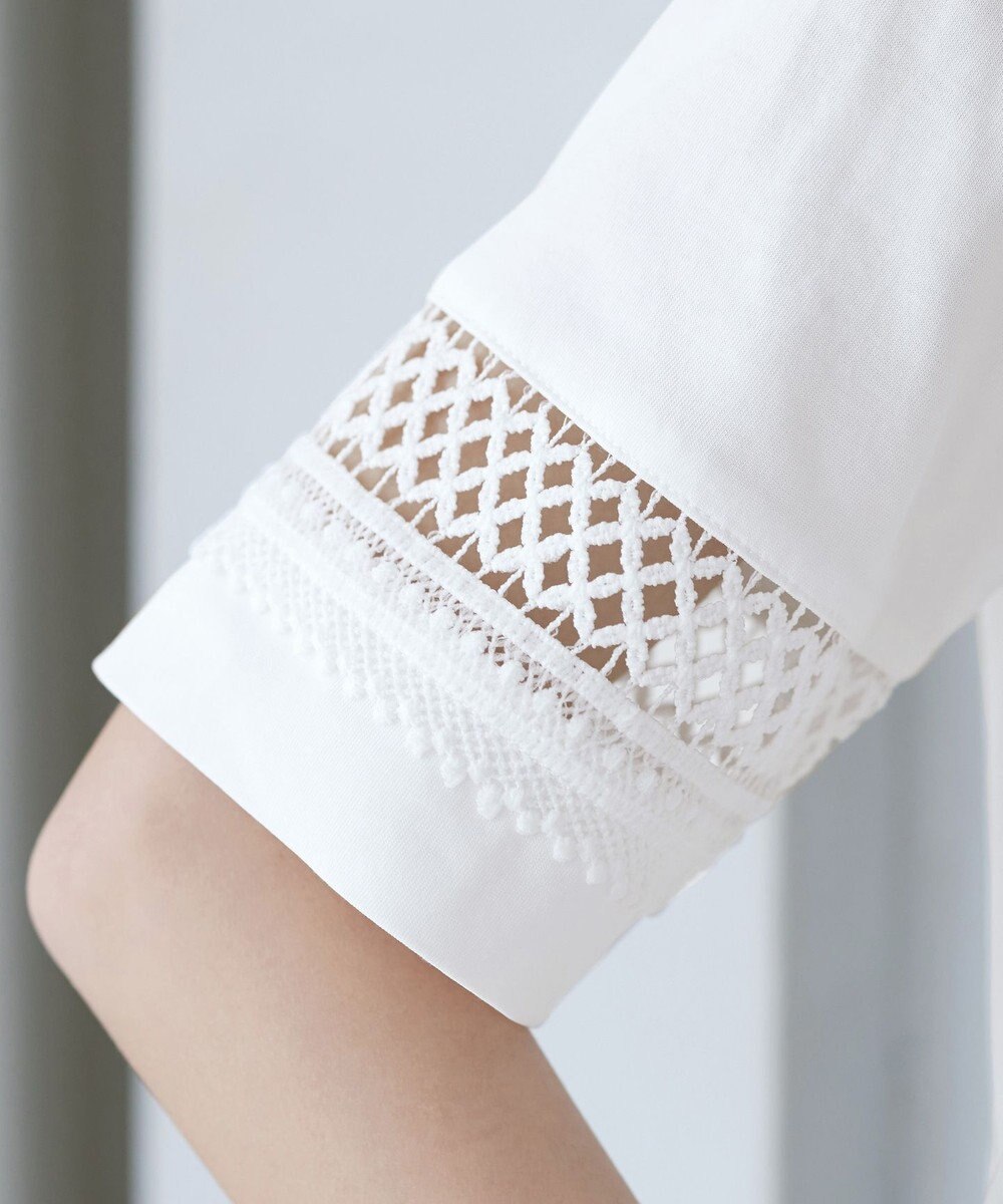 Tiaclasse 「サマケア」レーススリーブトップス 