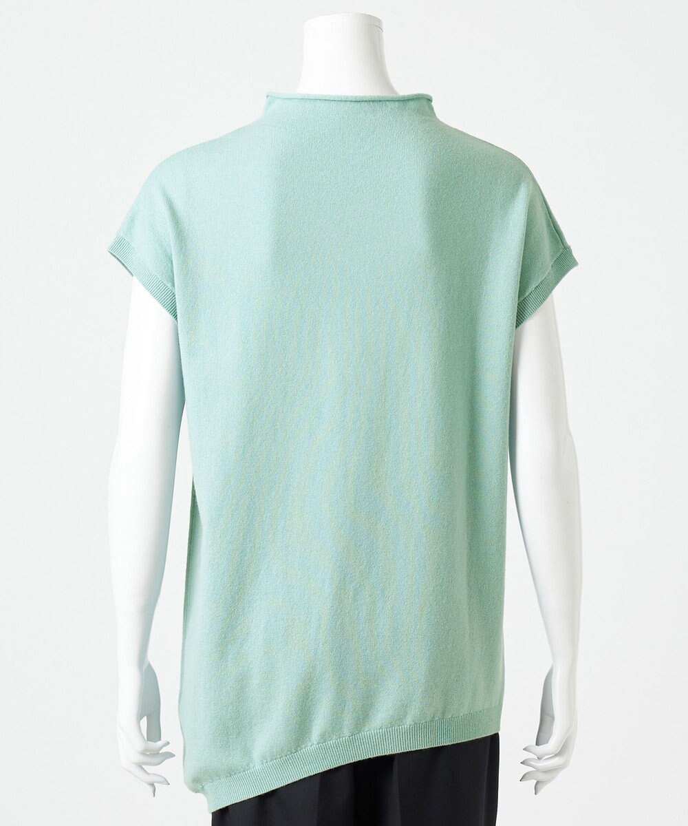 23区 L 【エステータ】マーセライズドウールカシミヤ アシンメトリー ニット 