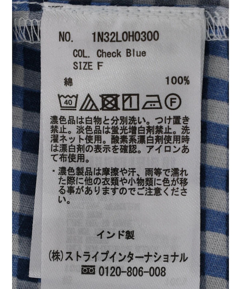 earth music&ecology コットンボイルギャザーワンピース 