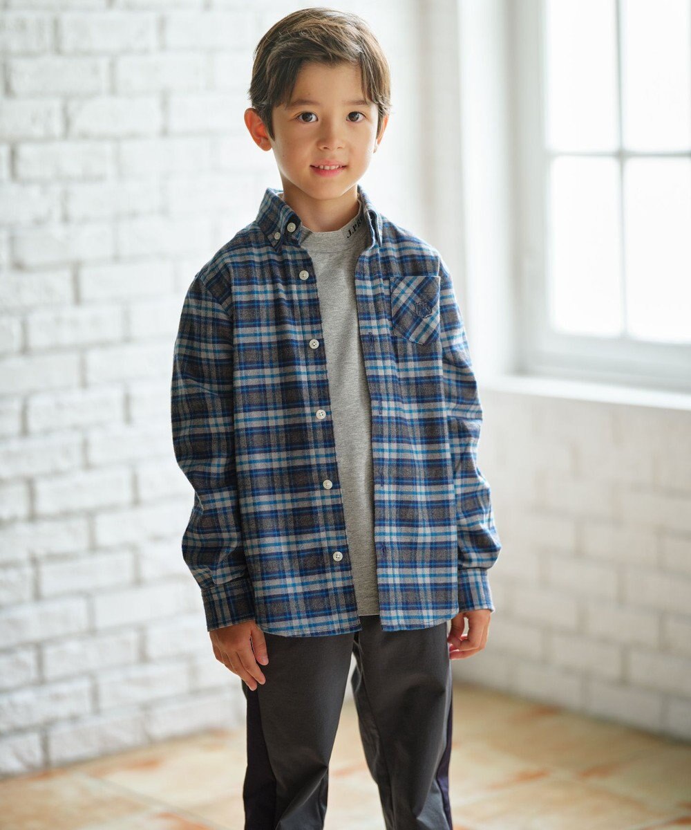 J.PRESS KIDS 【140-170cm】スパンフライス ハイネックカットソー 