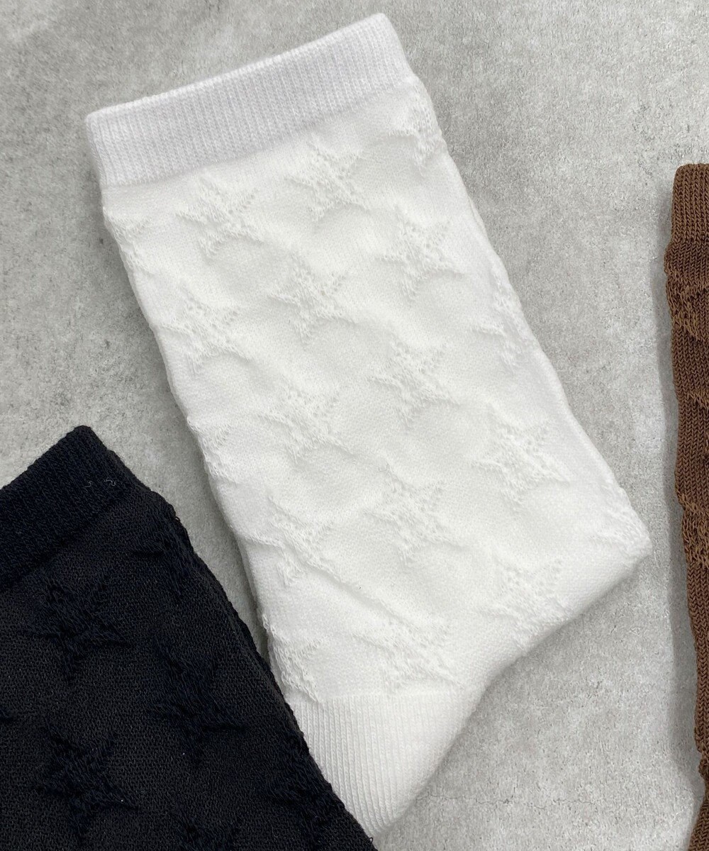 WEGO ポコポコスタークルーソックス 