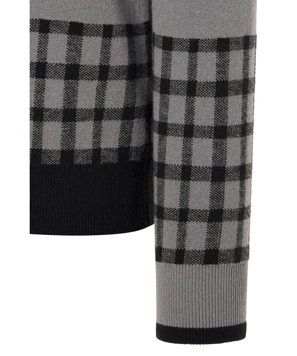 DAKS 【DAKS GOLF】チェックジャカードプルオーバー 