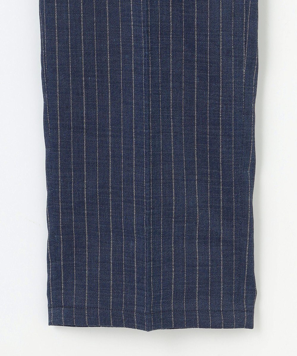 JOSEPH ABBOUD 【清涼/軽量/ストレッチ】ミックスリネンストライプ イージーパンツ 