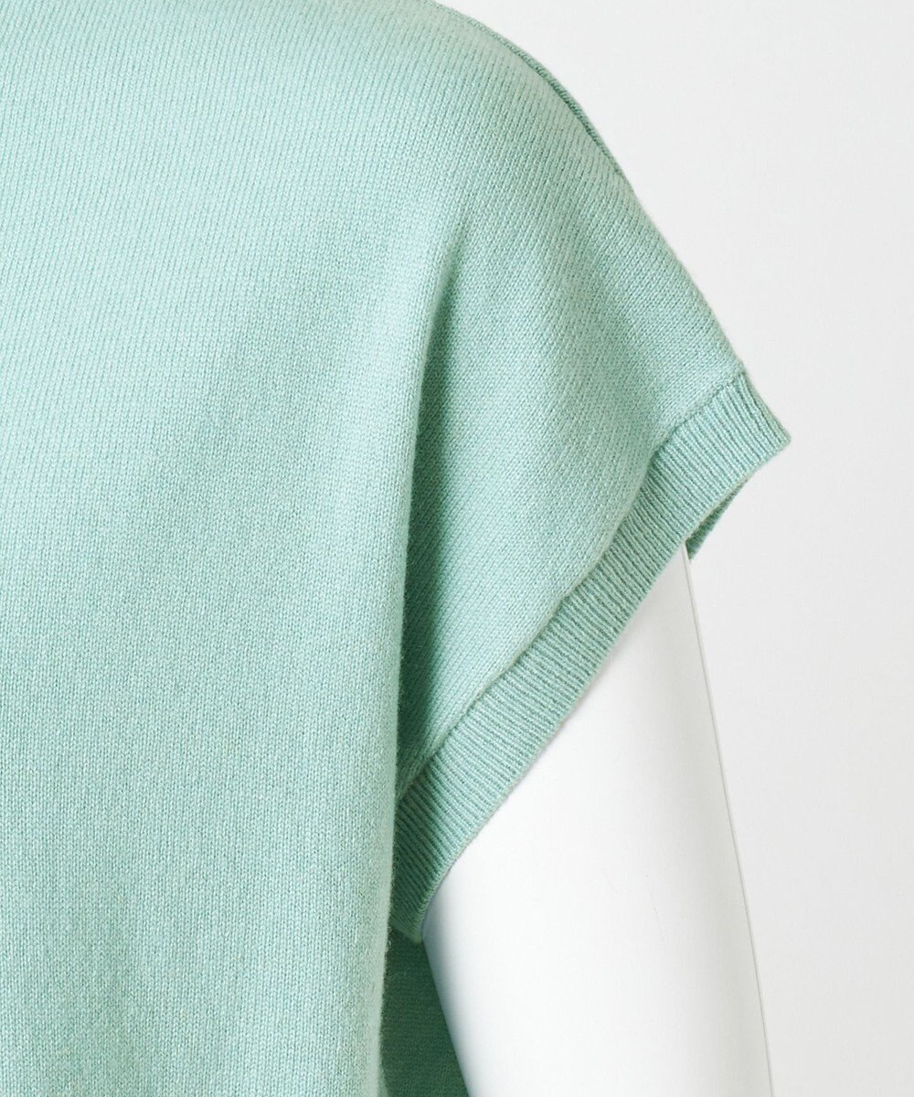 23区 L 【エステータ】マーセライズドウールカシミヤ アシンメトリー ニット 