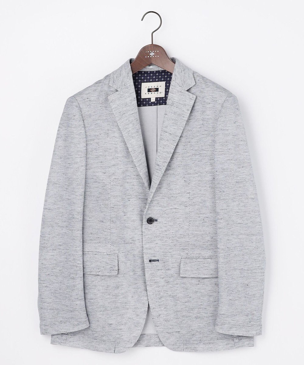 JOSEPH ABBOUD 【尾州産ジャージー/軽量/ストレッチ】ノルマンディーリネントップジャージージャケット 