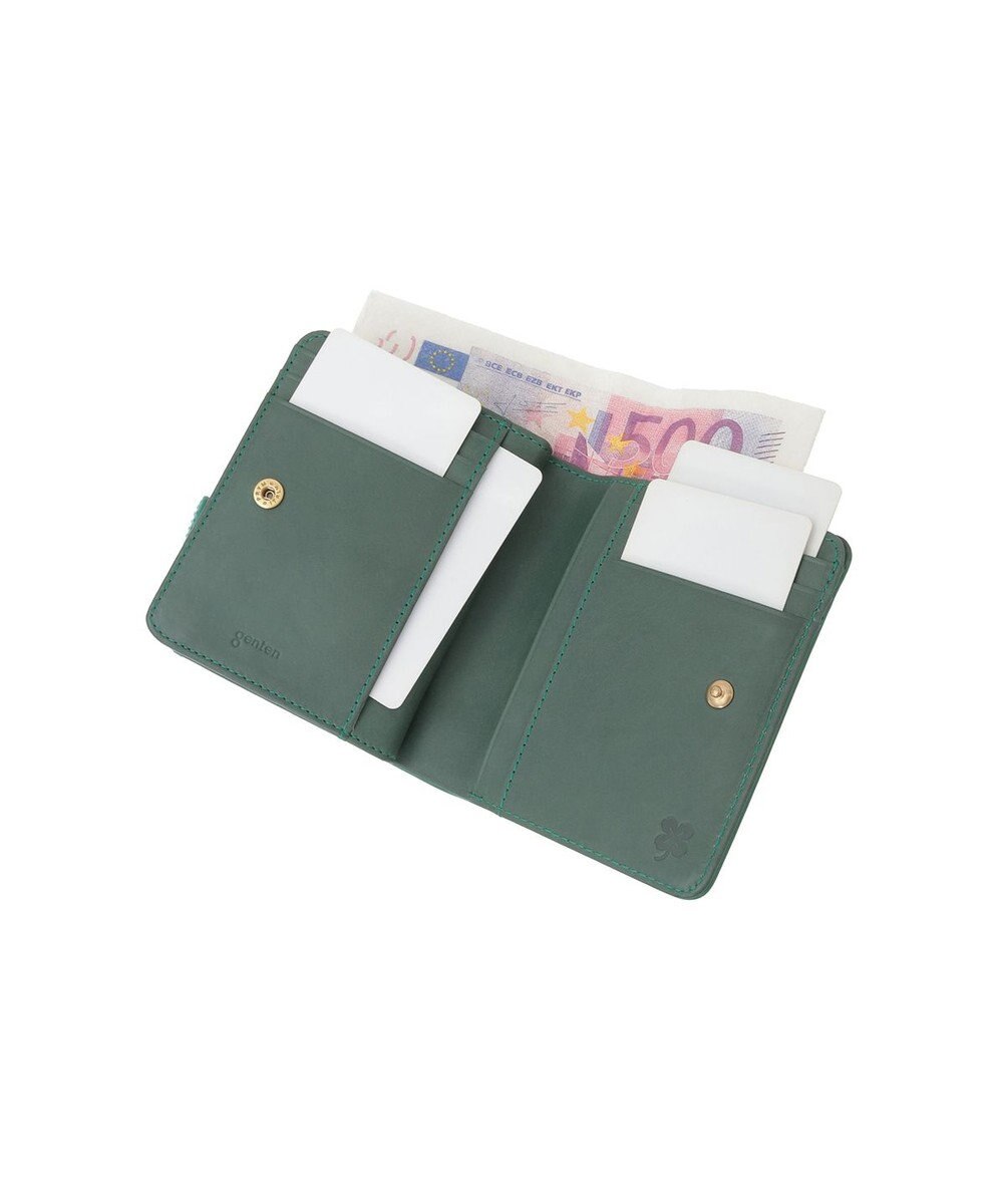 genten クアドリフォリオ 2つ折り財布 