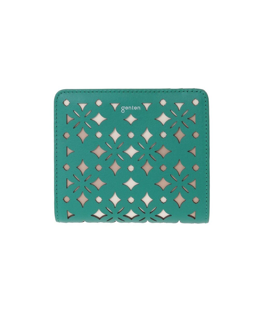 genten クアドリフォリオ 2つ折り財布 