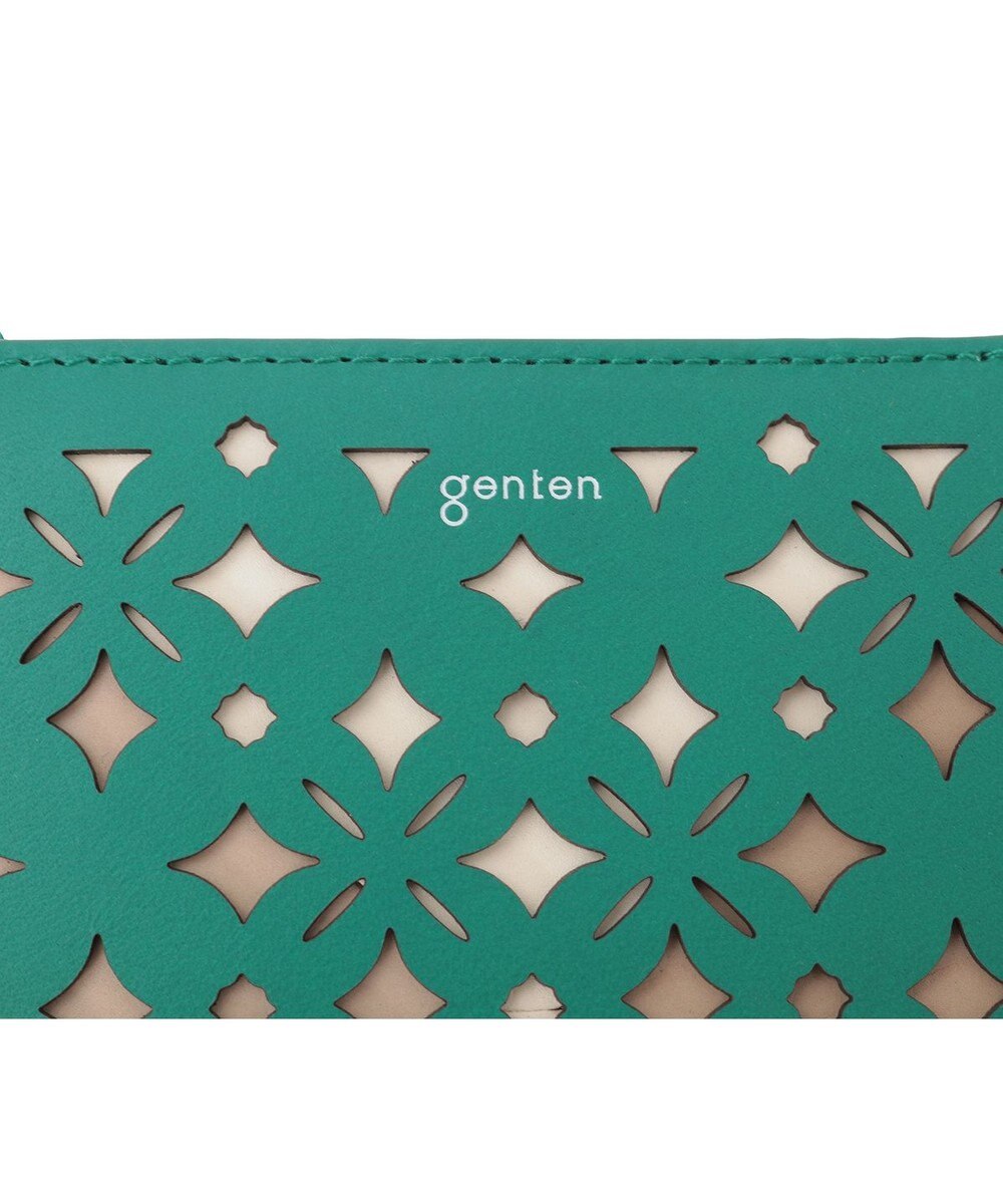 genten クアドリフォリオ 2つ折り財布 