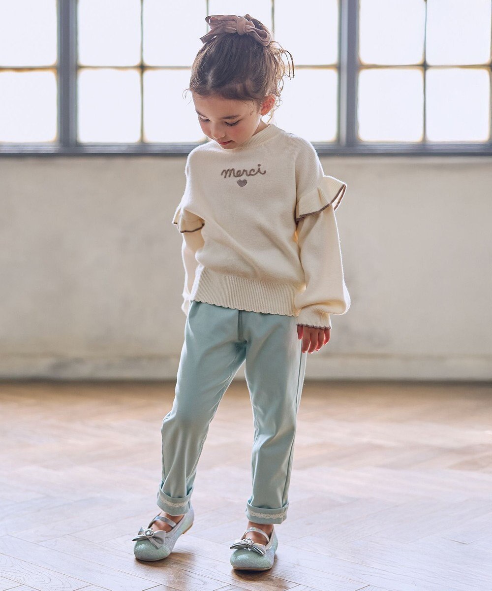 ANY KIDS 7days 裏起毛ガーリーパンツ 