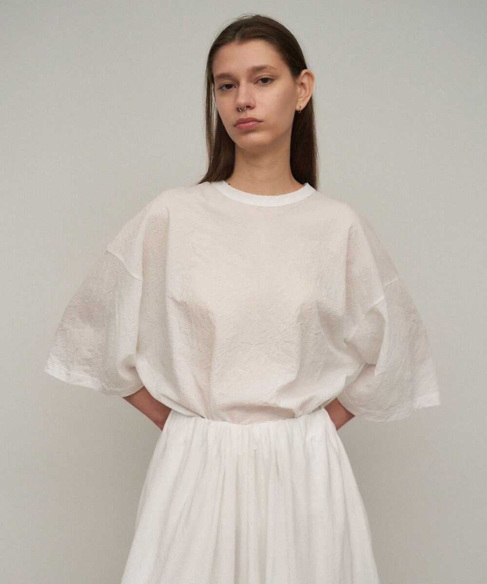 ATON SHRINK FRESCA JERSEY | ワイドスリーブＴシャツ 