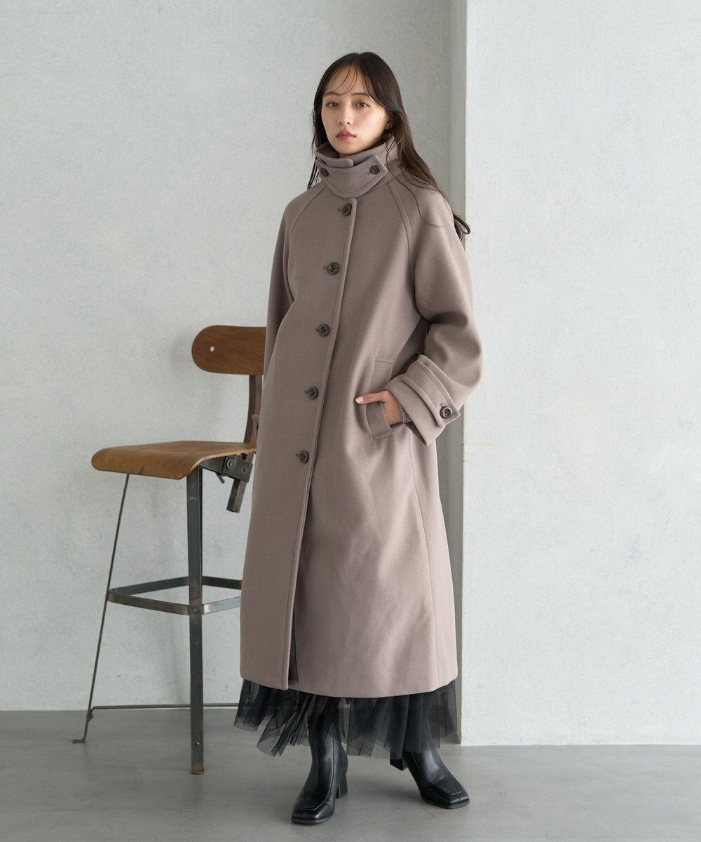 earth music&ecology 2WAYカラーロングコート 