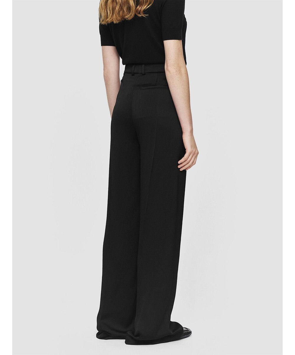 JOSEPH テクスチャードビスコース　ワイドトラウザーズ 