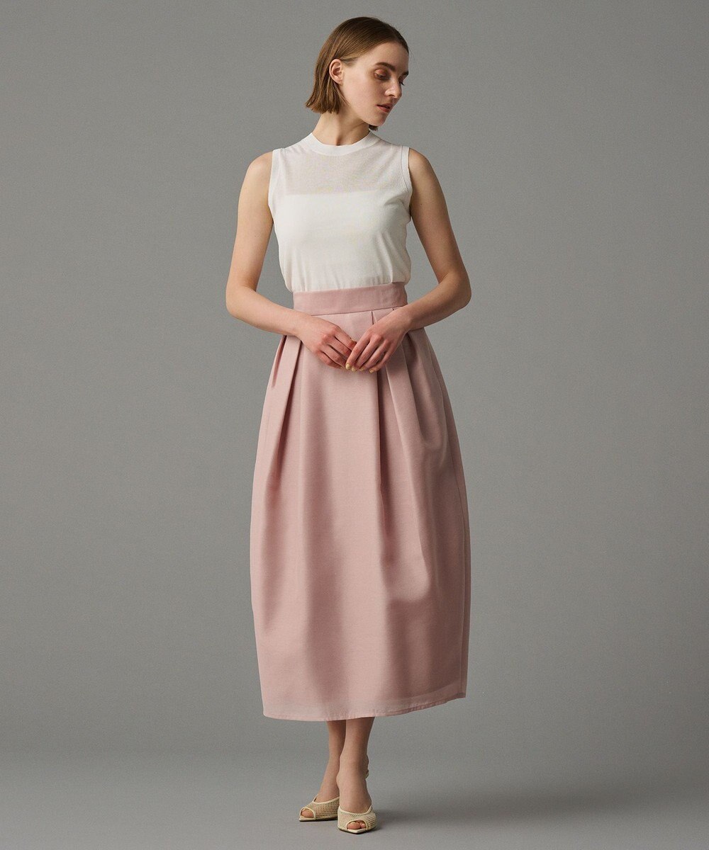 uncrave 【手洗い可】シャイニー シアー コクーンスカート（uncrave STANDARD） 