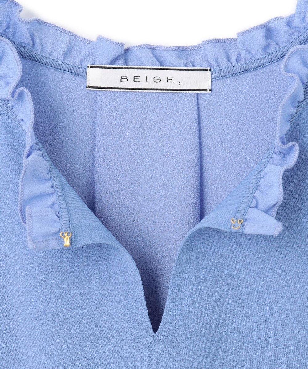 BEIGE， CLARISSE / タイニーフリルニット 