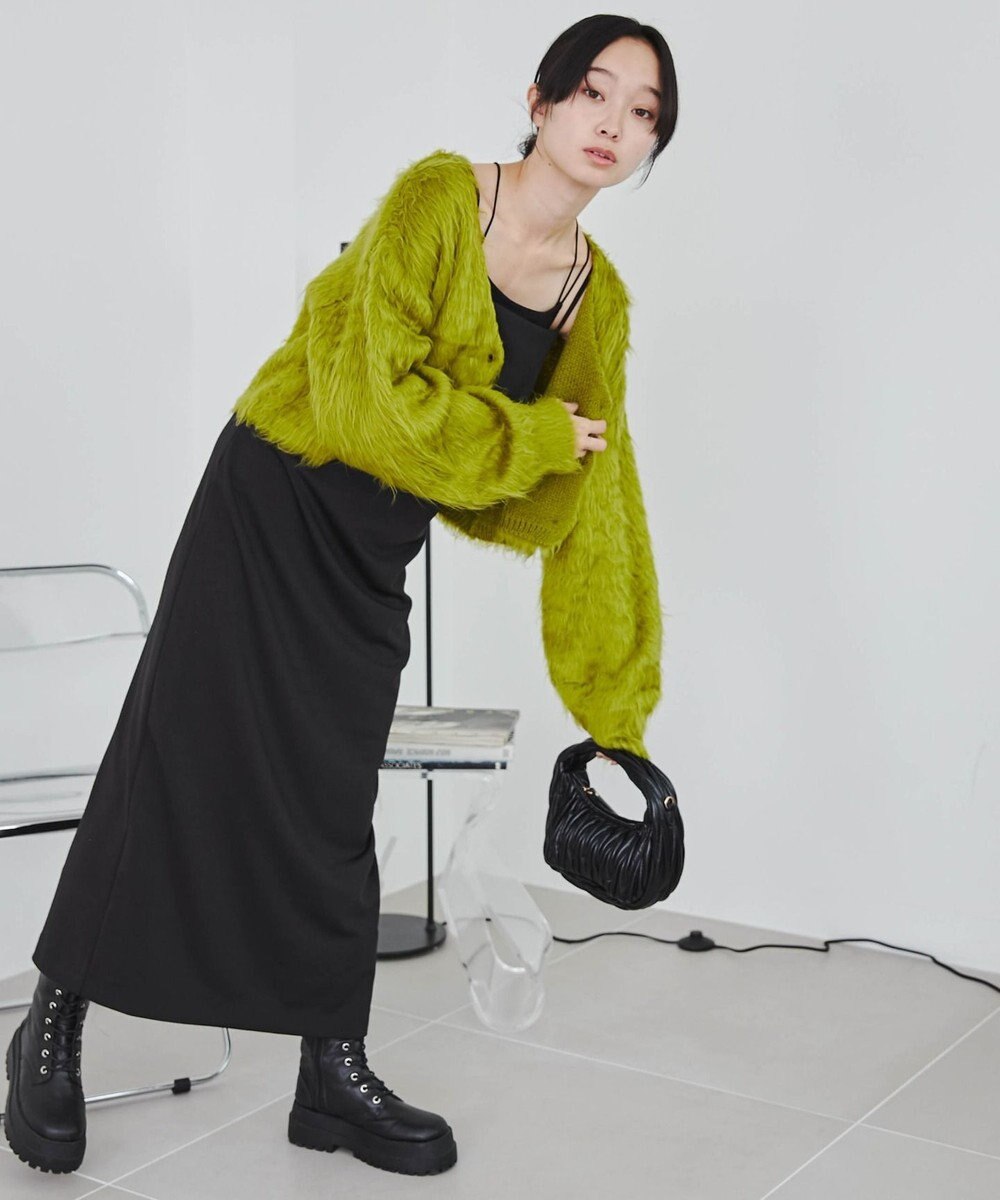 WEGO ファータッチニットショートカーデ 