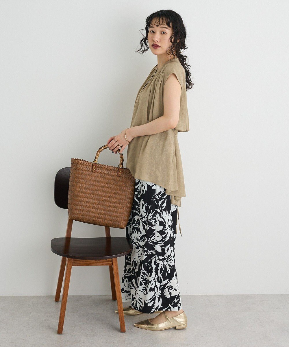 CRAFT STANDARD BOUTIQUE ヴィンテージボイルバックデザインブラウス 