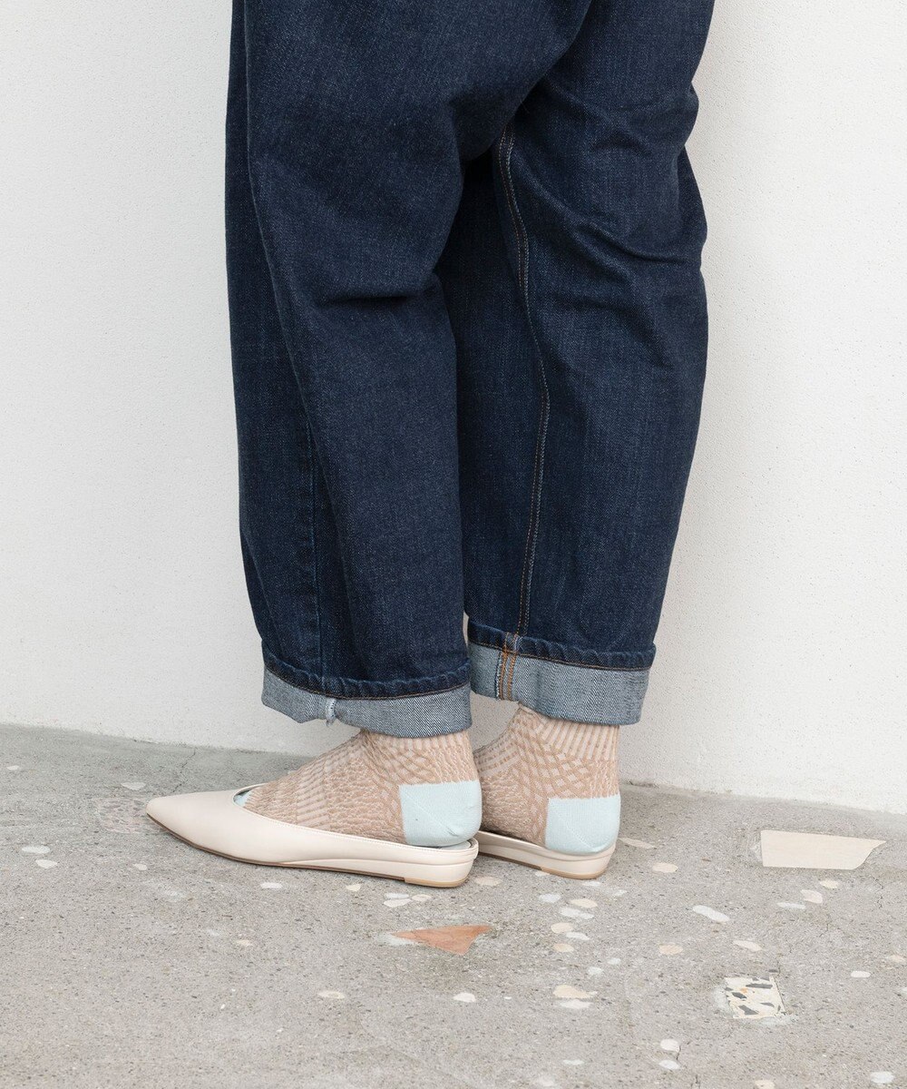 TRICOTE バンピーパッチワークソックス 