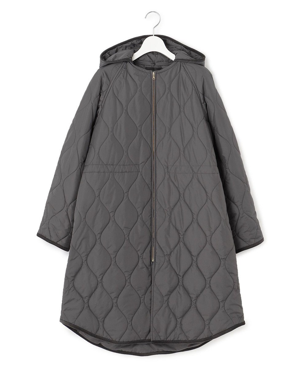 23区 【洗える/撥水加工】中綿 ロング パディング アウター 