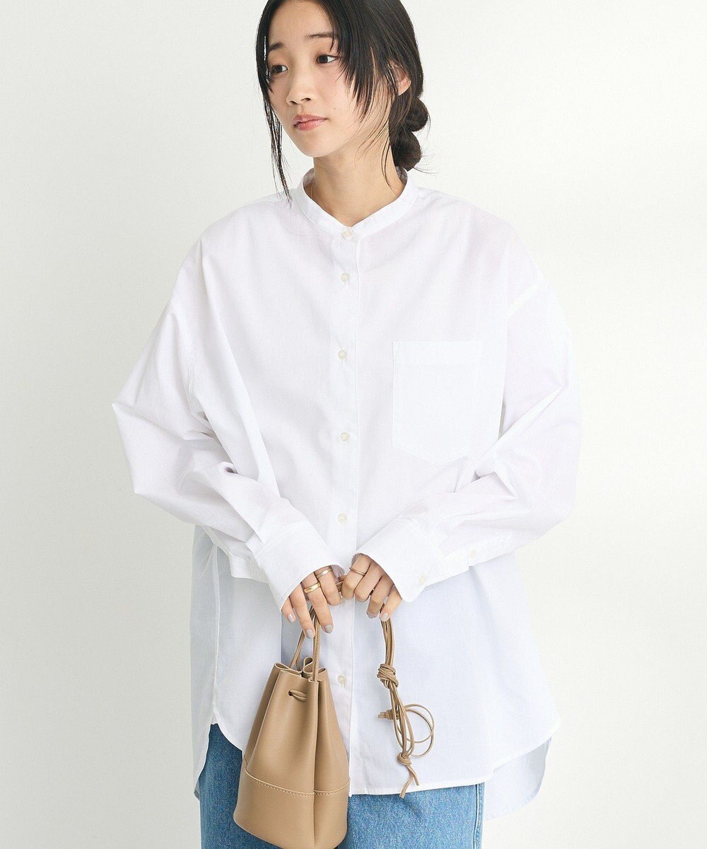 CRAFT STANDARD BOUTIQUE 【追加】バンドカラーシャツ 