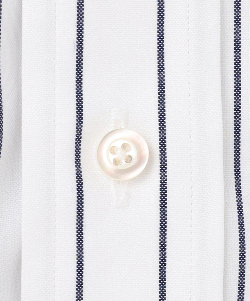 J.PRESS MEN 【KING SIZE】【PREMIUM PLEATS / 形態安定】スーピマコットンホールドストライプ シャツ/B.D. 