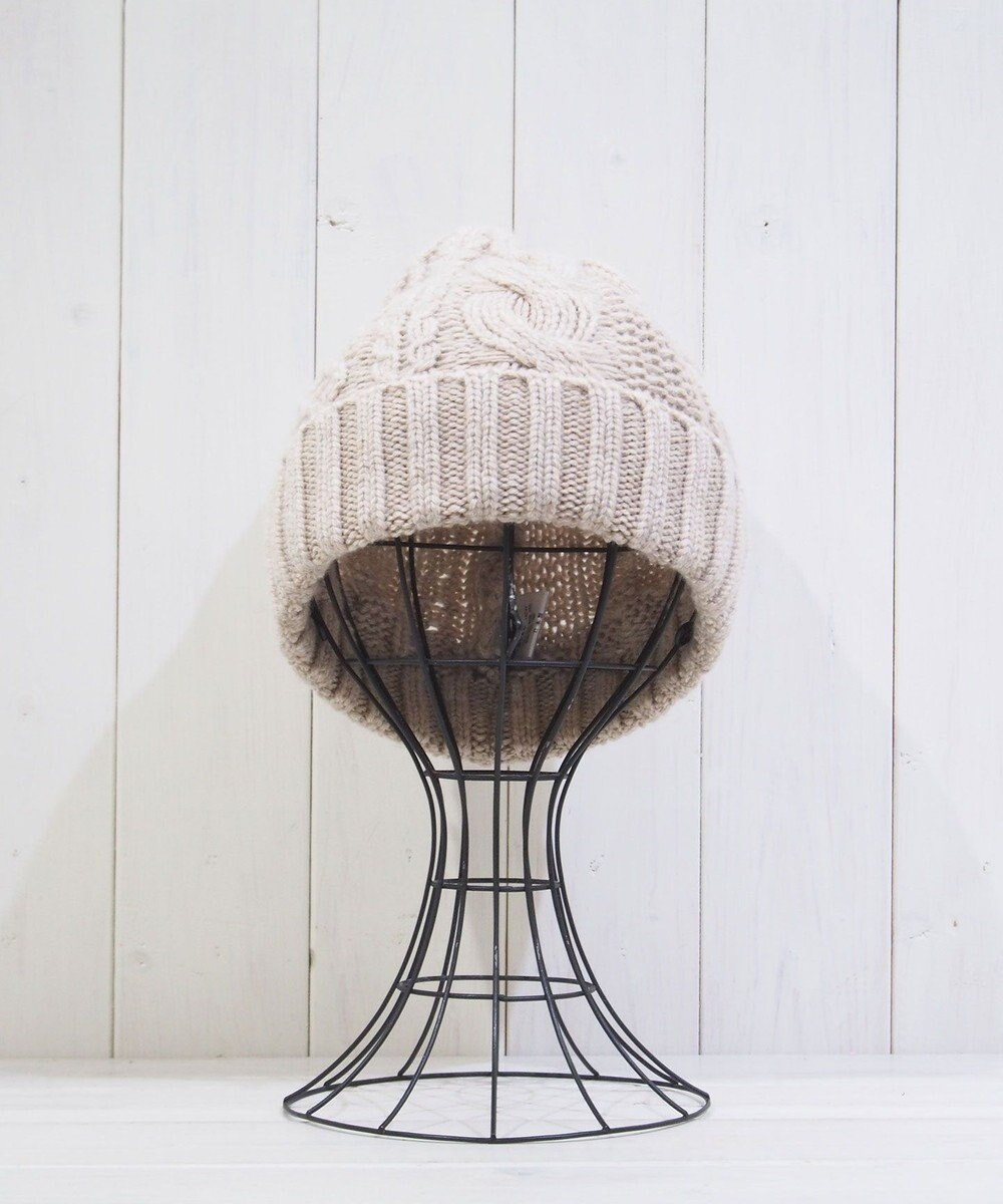 石田製帽 〈新色追加！〉カシミヤニット アラン編みワッチN ニット帽 