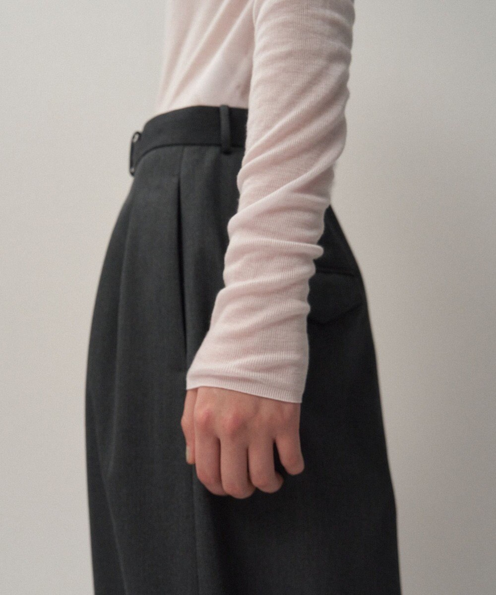 ATON TENCEL SILK CIRCULER RIB | タートルネックセーター 