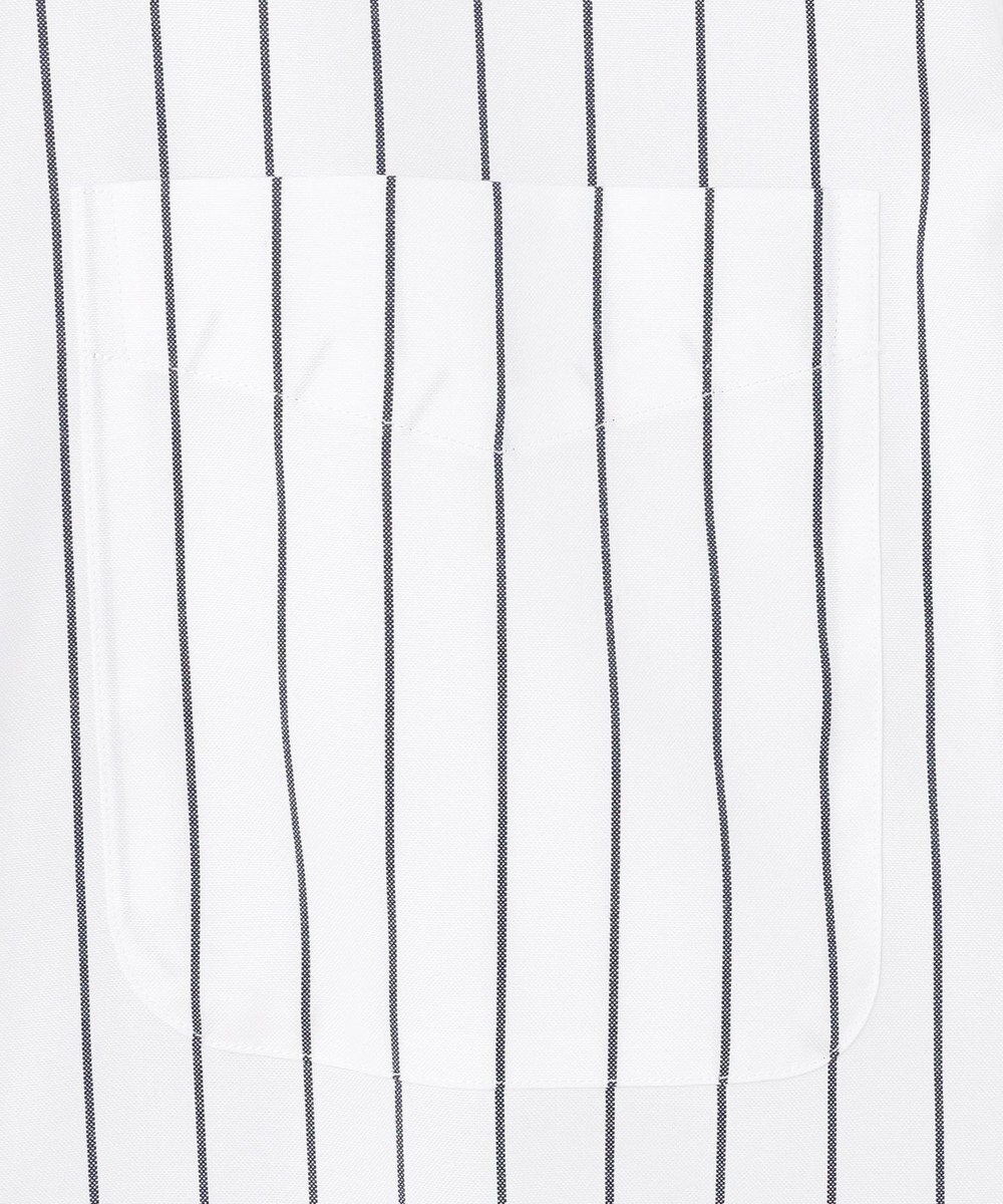 J.PRESS MEN 【KING SIZE】【PREMIUM PLEATS / 形態安定】スーピマコットンホールドストライプ シャツ/B.D. 