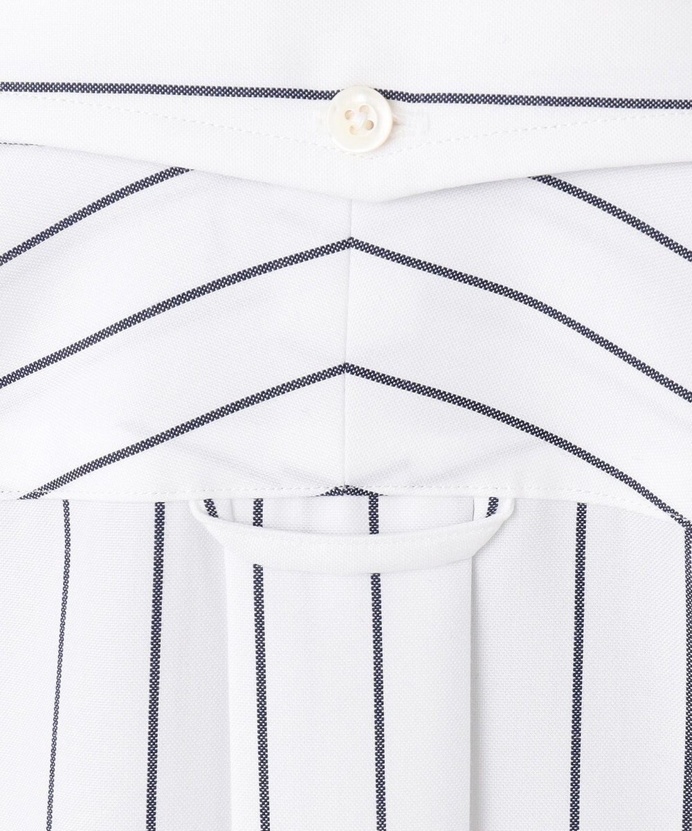 J.PRESS MEN 【KING SIZE】【PREMIUM PLEATS / 形態安定】スーピマコットンホールドストライプ シャツ/B.D. 