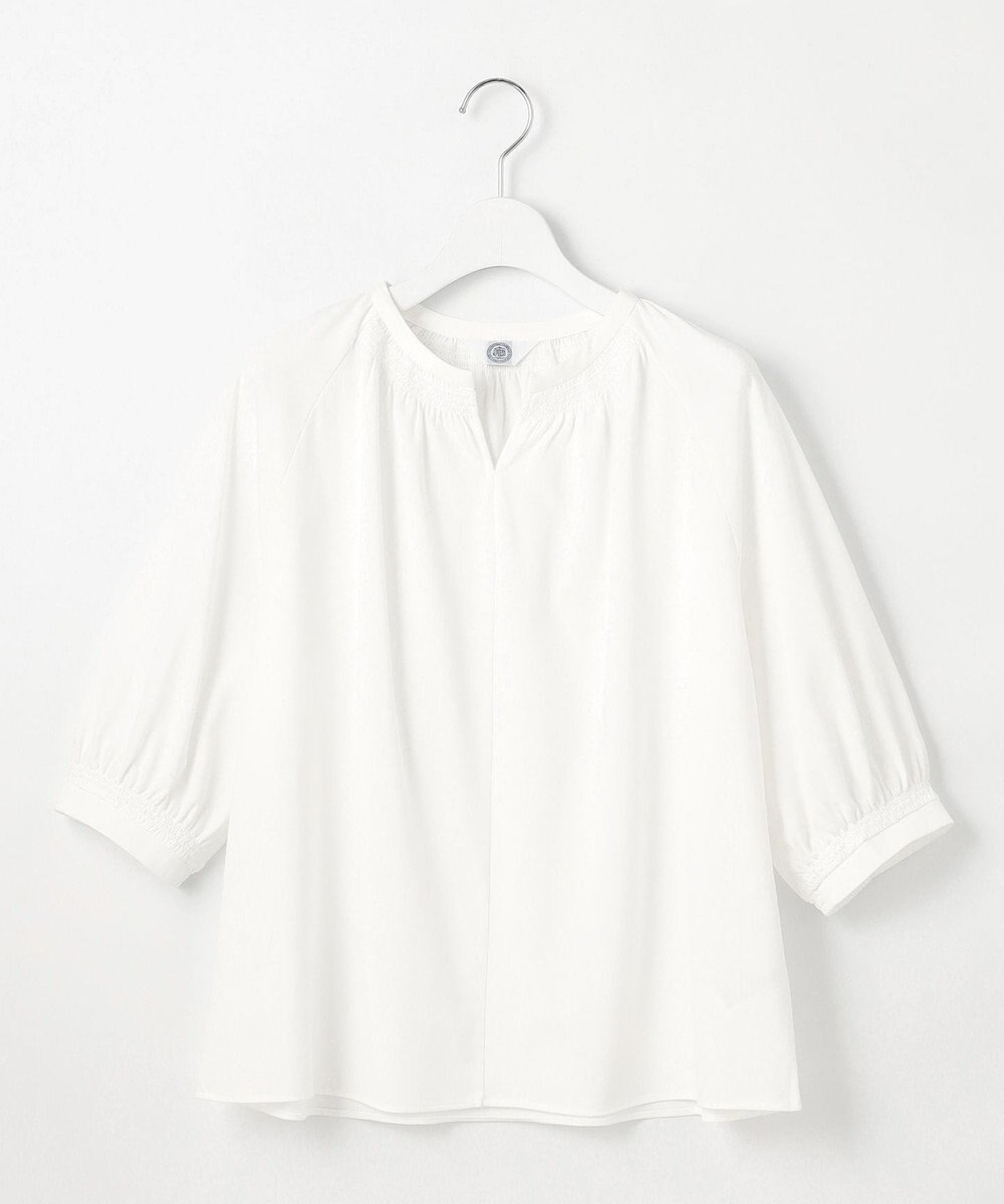 J.PRESS LADIES 【洗える】トリコットバイオ シャーリング カットソー 